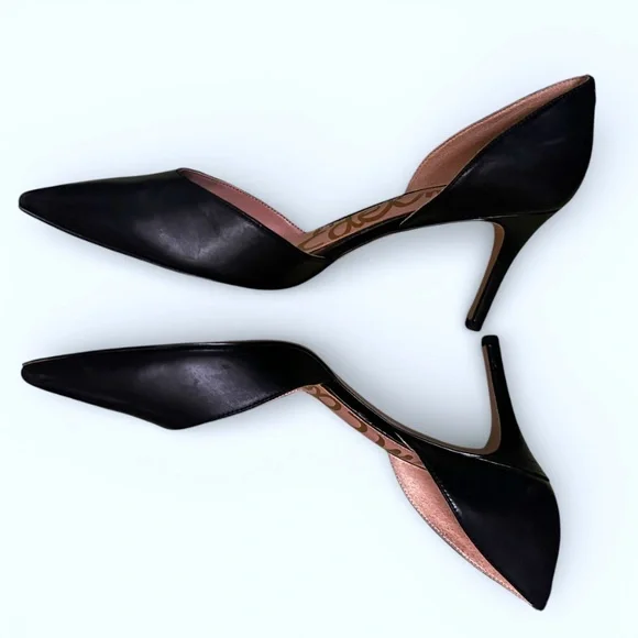 Sam Edelman TELSA D'Orsay Pump 3" Heels Black women's size 11 - Picture 3 of 13